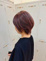 アッシュ 町田駅前通り店(Ash)&nbsp;白髪ぼかしコーラルピンクハイライト