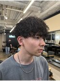 steelo 刈り上げマッシュ×パーマスタイル