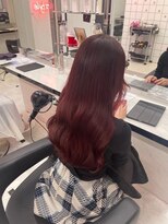 ウィル 横浜(WILL)&nbsp;うる艶ワインレッドブリーチなしダブルカラー