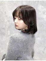 リン モアナバイヘッドライト 武蔵小杉2号店(lynn Moana by HEADLIGHT)&nbsp;顔周りレイヤーたっぷりなボブ