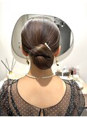 【ヘアセット】綺麗めシニョン/着物