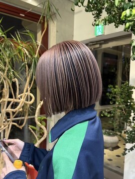 ヲタク(wotaku.) グレージュカラーアンブレラカラーインナーカラーデザインカラー