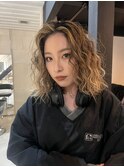 ボブウルフ ウルフカット グリーンカラー 名古屋 名駅