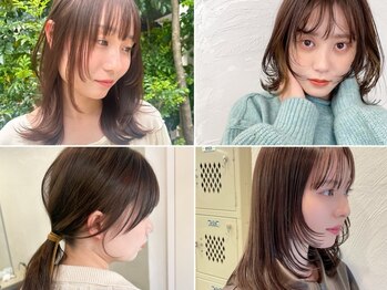 シロ(SiLO)の写真/大人かわいいナチュラルな顔まわりカットでさりげなくトレンド感UP♪結んだ時の顔まわりもご相談ください＊