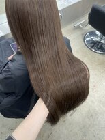 ペレ 栄店(PELE)&nbsp;ホワイトグレージュ/デジタルパーマ/チェリーブラウン/栄