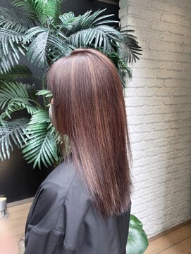 イヴ 新浦安店(Eve) ハイライトカラー夏うるツヤ白髪ぼかし大人女子細目ハイライト