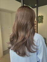 フリック 堺東店(FLICK) ロングレイヤーベージュカラー