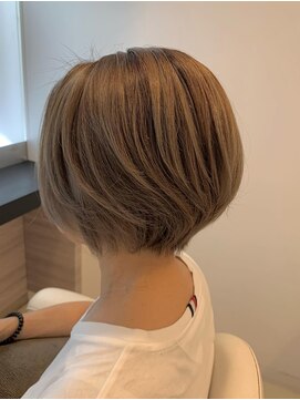 ヘアーアンドカラー ルジャルダン 葛西店(le jardin) ヘーゼルベージュのオンカラー