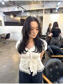 縮毛矯正×韓国風レイヤーカット