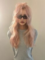チクロヘアー(Ticro hair) ホワイトピンクカラー