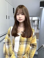 ローレンジウ(LOREN JU)&nbsp;ミディアムヘア/暗めカラー/グランマッシュ/名駅/レイヤーカット