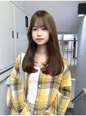 ミディアムヘア/暗めカラー/グランマッシュ/名駅/レイヤーカット