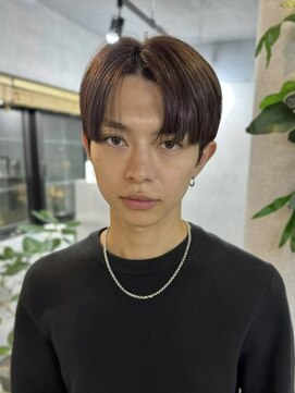 サニーサイドサロン(SUNNY SIDE SALON) センターパート/メンズショート/韓国風ショート