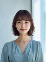 e.m.a プレミアムビューティーサロン 栄駅店(e.m.a PREMIUM BEAUTY SALON)&nbsp;ボブ/イメチェン/外ハネボブ/美髪/ワイドバング/髪型