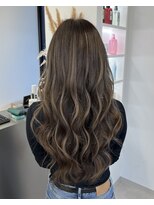 ラピステン 福岡天神 大名店(Lapis)&nbsp;エクステ/ハイライト/ブリーチなし/グレージュ/髪質改善