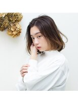 モンド ヘアクリエーション 新栄店(monde hair creation)&nbsp;【monde】 暖色系カラー×セミディスタイル×髪質改善