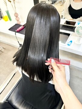 ハムレッツ 髪質改善/縮毛矯正乾かしただけできまる髪質改善ストレート