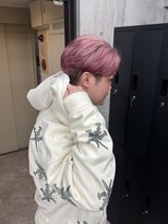 モニカ 栄店(MONIQA)&nbsp;ホワイトピンク メンズ裾カラー