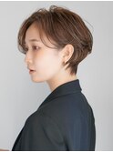 前下がりショート・ボブ/絶壁解消/前髪あり/40代/30代/外ハネ
