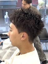 ウィル バイ ブラウン(Vir by Brown)&nbsp;MEN’S HAIR/サーフカール/刈り上げセンターパート/藤沢