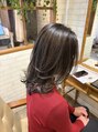 ルスト 成増店(Lust) 白髪ぼかし×ハイライト×レイヤーカットお任せ下さい♪