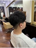 ツイストスパイラルパーマ　メンズマッシュ　佐世保