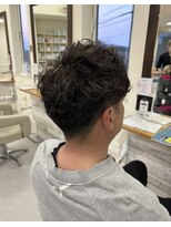 シルエット 美容室&nbsp;八戸メンズパーマ　ハイライト