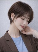 ショートカット 顔周りカット アッシュ 前髪カット 髪質改善