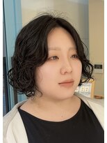 シアン 栄店(CYAN.)&nbsp;栄矢場町顎ラインボブパーマ朝楽時短人気女性向け必見