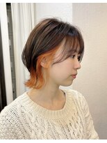 クオート(quoit) 堀江で叶える透明感!アディクシーカラー×インナーボブ