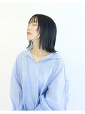 艶のある、大人のきりっぱなし/白髪染め/ヘッドスパ