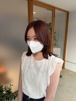 オーラ(ora)&nbsp;【20代30代◎顔まわりレイヤー×切りっぱなしボブ】
