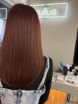 ヌル ヘア デザイン(nullus hair desigh) 【nullus】インフィニアルカラー×バイカルテトリートメント