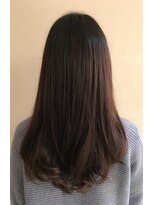 ツヤ暗髪ワンカールスタイル 担当本田