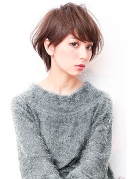 モニカ 西宮北口(Monica) アシメショートエアリーショートグレージュナチュラルボブ