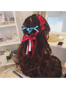 ラ フェリーテ 新横浜 ヘア(Ra felite) レースアップハーフスタイル