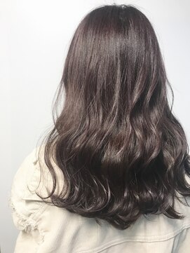 コピーヌ 高田馬場店(Copine) ウェーブセミディ×ラベンダーグレージュ☆