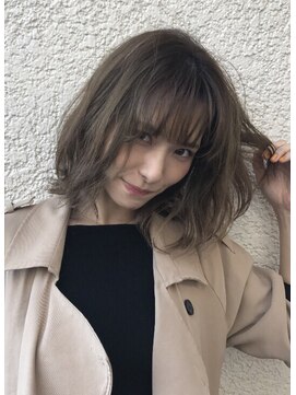 アッシュ ヘアーメイク 桐生(ash hair×make) Ｎ.カラー☆小顔ボブカット