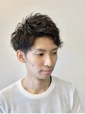 爽やかアップバングパーマ    <2019夏>