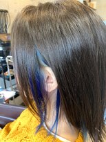 ヘアサロン シロップ(Hair Salon Syrup) [Syrup・山谷慎太郎] 「インナーカラー☆オーシャンブルー」