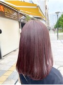【Feria松山】ブリーチ無しピンクカラー☆本宮