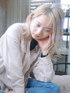 アイティーバイアルバム 八王子店(IT by ALBUM) マッシュショート_マロンベージュAラインボブ_ba58497