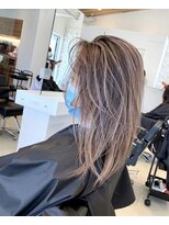 Moana【駒沢】#ハイライト#バレイヤージュ#アッシュベージュ