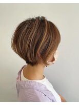 りんごの木 篠ノ井駅前店&nbsp;ふんわりショート/バイカラー/ミルクチョコレート@20代30代