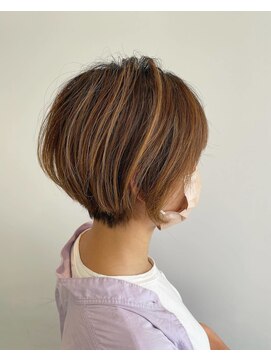 りんごの木 篠ノ井駅前店 ふんわりショート/バイカラー/ミルクチョコレート@20代30代