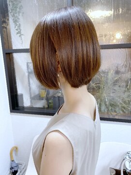 ニット 銀座(knit) 《knit銀座》大人可愛い20代30代40代ショートボブ丸み前下がり