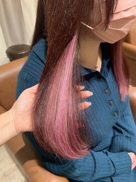 ルーツ(ROOTS) インナーエクステ/ピンクカラー