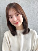 鎖骨ミディアム/レイヤーカット20代30代40代