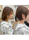 【※同一人物です】大人可愛い小顔本厚木ショートヘア