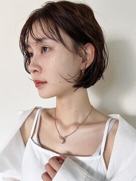 アイティーバイアルバム 松戸店(IT by ALBUM) ゆるウェーブ_マチルダボブピンクベージュ_29332